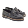 Boni Floch, boys black leather shoes - 
