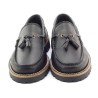 Boni Floch, boys black leather shoes - 