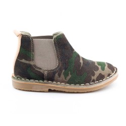 Boni Camouflage - suede boys boots