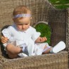 Boni Clémence - chaussons bébé baptême fille en cuir - 