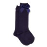 CONDOR - Chaussette avec noeud en coton Bleu