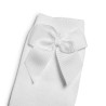 CONDOR - Chaussette avec noeud en coton Blanc
