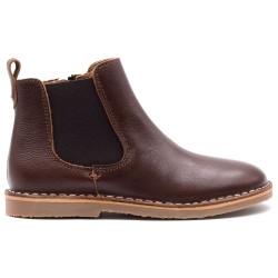 Boni Thais - boots enfant - cuir marron