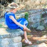 Boni Jacinthe - sandale fille Bleu Marine