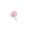 barrette cheveux fille - fleurs rose, blanches ou crème