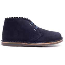 Boni Babe II - children's suede ankle boots.