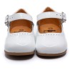 Boni Catia II - chaussure vernis bebe fille blanche