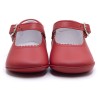 Boni Alix - Red Leather Girls Pre-walkers - 