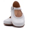 Boni Mini Agathe - chaussure blanche bébé fille