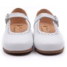 Boni Mini Agathe - chaussure blanche bébé fille