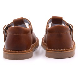 Leather Buckle Fastening Shoes, Boni Henry