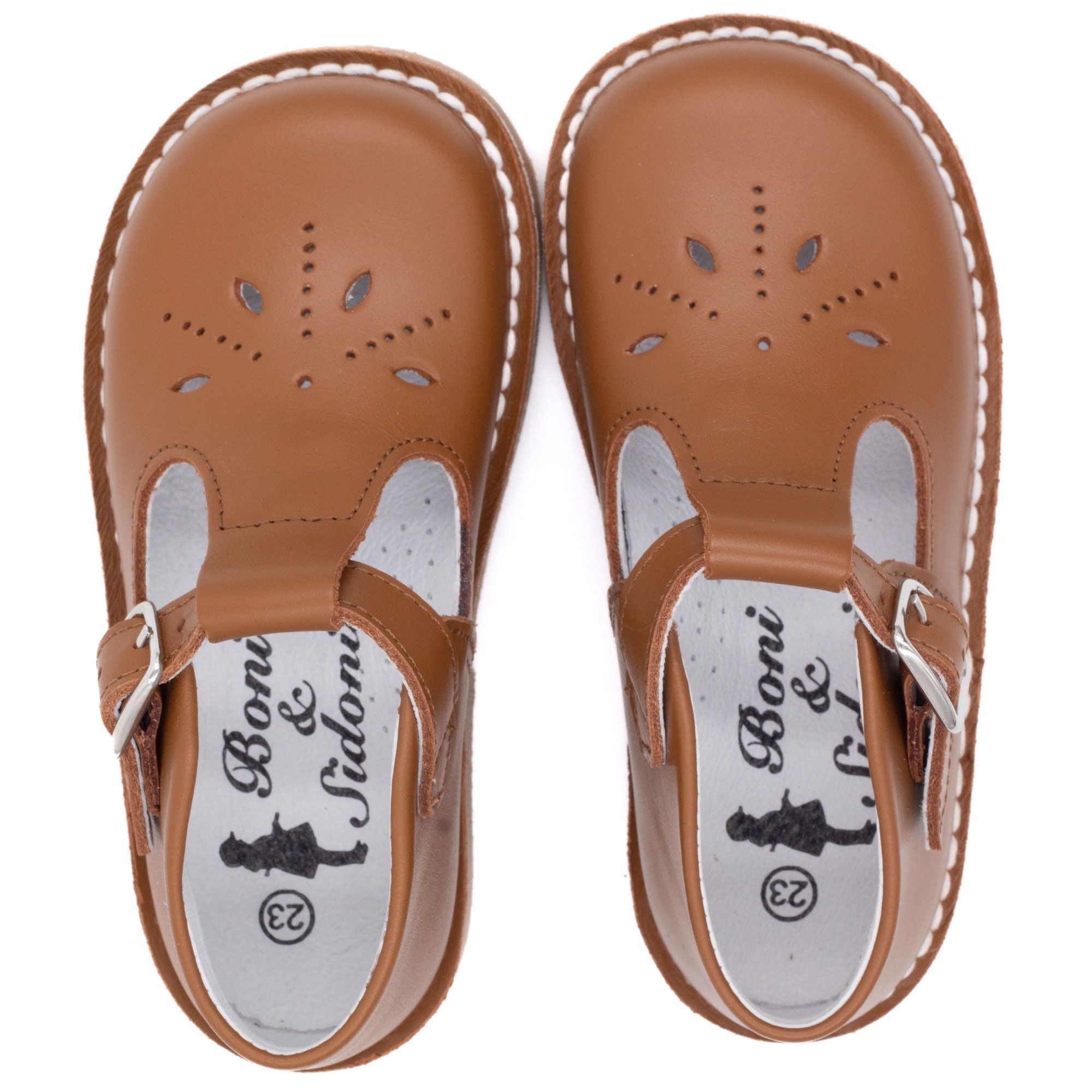 Chaussures Premiers Pas En Cuir Pour Bébé Fille - Modèle Noel Mini Orty - Pointures 21 Ou 24 - Neuf
